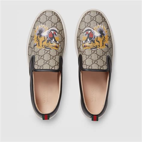 guccy tiger|gucci tiger slip on.